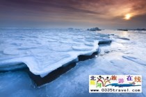 冰封渤海，極地景觀-自駕拍攝北戴河冰海